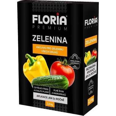 FLORIA Hnojivo pre zeleninu 2,5 kg