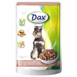 Dax Dog hovädzie a králičie vrecko 100 g