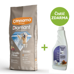 Granule pre psov Diamant Dog Adult Jahňacie 15 kg + ČISTIČ ZADARMO