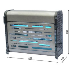 Elektrický lapač hmyzu FLYinBOX FX10 - Elektrický lapač múch a komárov, účinná plocha cca 120 m² (cez deň)