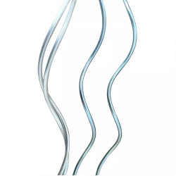 Opierka na paradajky SPIRALA strieborná d6,5mm 180cm