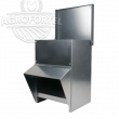 Kovové násypné krmítko AGROFORTEL - 14 kg, šetrí krmivo, kvalitné prevedenie