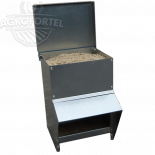 Kovové násypné kŕmidlo AGROFORTEL - 8 kg, šetrí krmivo, kvalitné prevedenie