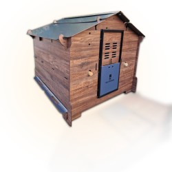 Kurník POLLY SIMPLY L – odolný HPL kurník pre 6–8 sliepok bez údržby + možnosť Polly AutoDefender