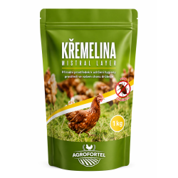 Obohatená kremelina pre hydinu 1 kg – AGF Galimite Layer