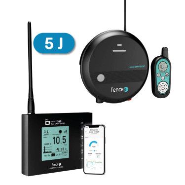 Set elektrického ohradníka Chytrá Farma - RF zdroj s ovládačom 5 J - WiFi Gateway - Ovládanie telefónom