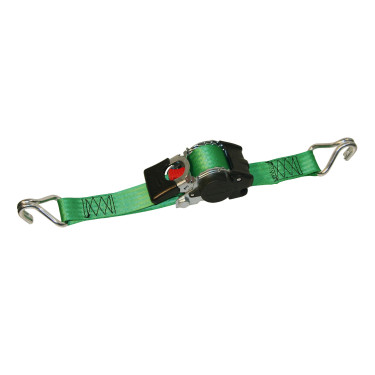 Samonavíjací upínací popruh KERBL 37186 3 m / 50 mm / 750 kg, zelený