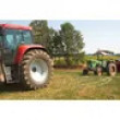Ťažné lano s okami KERBL 37706 6 m / 40 mm / 35 000 kg, červené