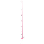 Stĺpik plastový pre elektrický ohradník, 156 cm, ružová