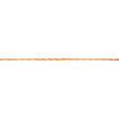Ohradníkové lanko BASIC 250 m, 3 × 0,20 mm Niro, žltá/oranžová