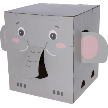 Škrabadlo pre mačky Elefant z vlnitej lepenky