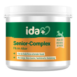 Kerbl IdaPlus® Senior-Complex – doplnkové krmivo pre starších psov, 350 g 