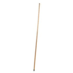 Drevená násada na metlu 28 cm s konskými žinami, 130 cm