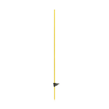 Sklolaminátový stĺpik s nášľapom pre elektrický ohradník - 125 cm