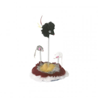 Hračka pre mačky - mouse swing, s catnipom