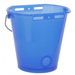 KERBL Vedierko napájacie plastové, transparentné, modré