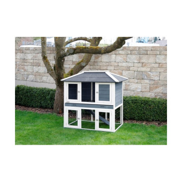 KERBL Králikáreň s výbehom VILLA - pre králiky a iné hlodavce, 118 x 68 x 118 cm