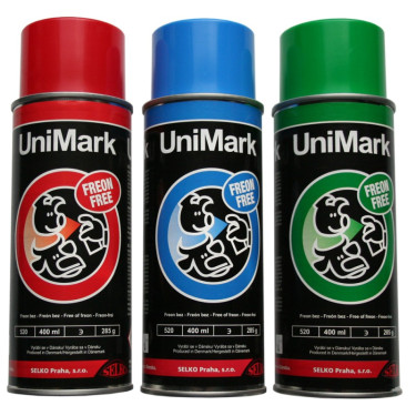 Značkovací sprej Unimark, 400 ml, na zvieratá