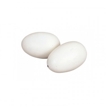 Vajcia umelé väčšie, podklad pre väčšiu hydinu, plast
