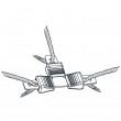 Litzclip® spojka na lanko – tvar T – 3 mm – 5 ks