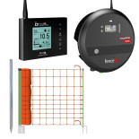 Set elektrického ohradníka so sieťou ochrana pred vlkom, rysom - RF zdroj 8 J - WiFi Gateway - sieť 50 m