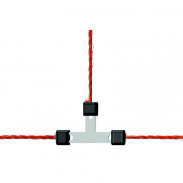 Litzclip® spojka na lanko – tvar T – 3 mm – 5 ks