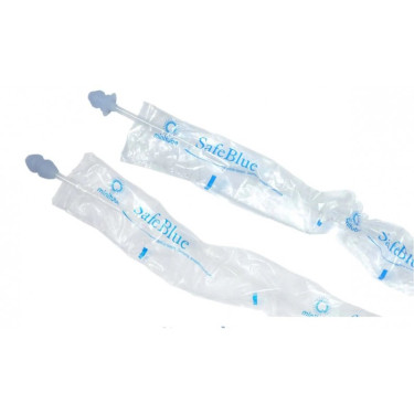 Pipeta ClearGlide Safe Blue na insemináciu prasníc, s prechodkou  