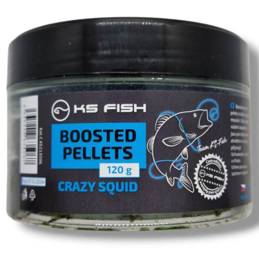 Ks-Fish Boosted pelety crazy squid 120g