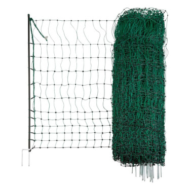 Nevedivá sieť pre hydinu 106 cm, 50 m, 2 hroty, zelená